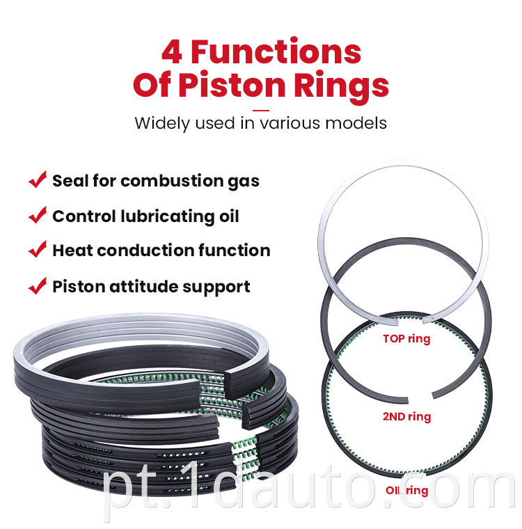 Auto Engine Piston Ring for Isuzu 4BE1 